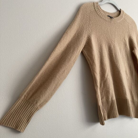 The Limited Womens Beige 100% Cashmere Sweater Size Small Classic Crewneck - Picture 3 of 8